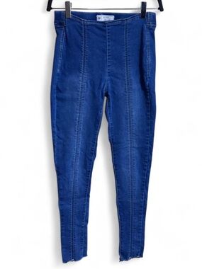 Free People Dark Blue Denim Jeans High-Rise Jeans Size 25